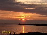 Solnedgang i Haugesund