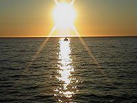 Midnattsol p Lopphavet