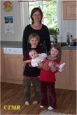 Adrian, Maja, Stine og Arnhild