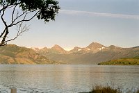 Utsikt mot Saltisen fra Forøy camping