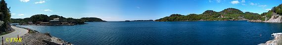 Panoramabilde  mot Svinr, Lindesnes