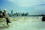 Berit p Liberty Island