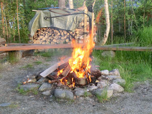 Blplass p Passvik Camping