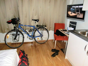 Sykkel på hotell